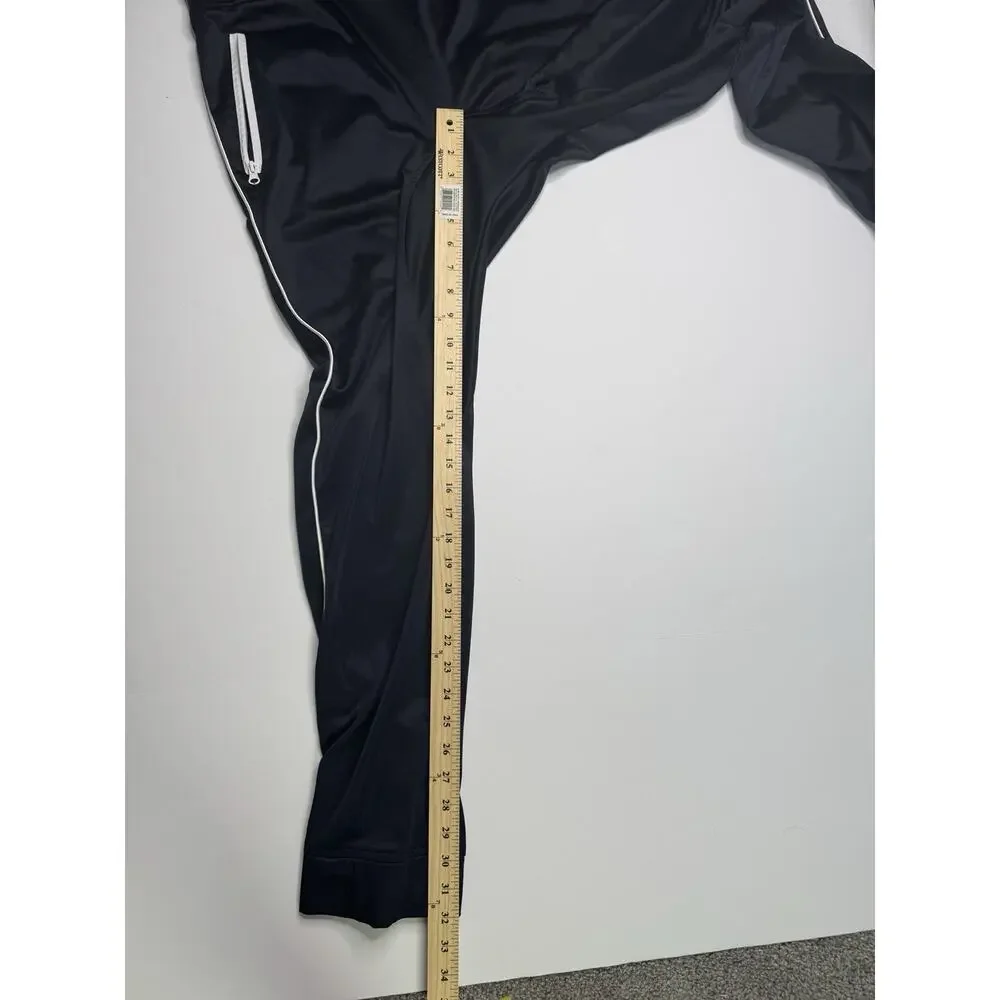 Southpole Mens Large Navy Track Pants Y2K Baggy Hip Hop Zip Pockets Joggers